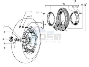 PX 125 30 Anni drawing Rear Wheel