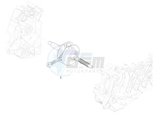 Medley 125 4T ie ABS E4 (EMEA) drawing Crankshaft