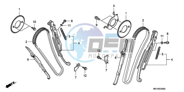 CAM CHAIN/TENSIONER