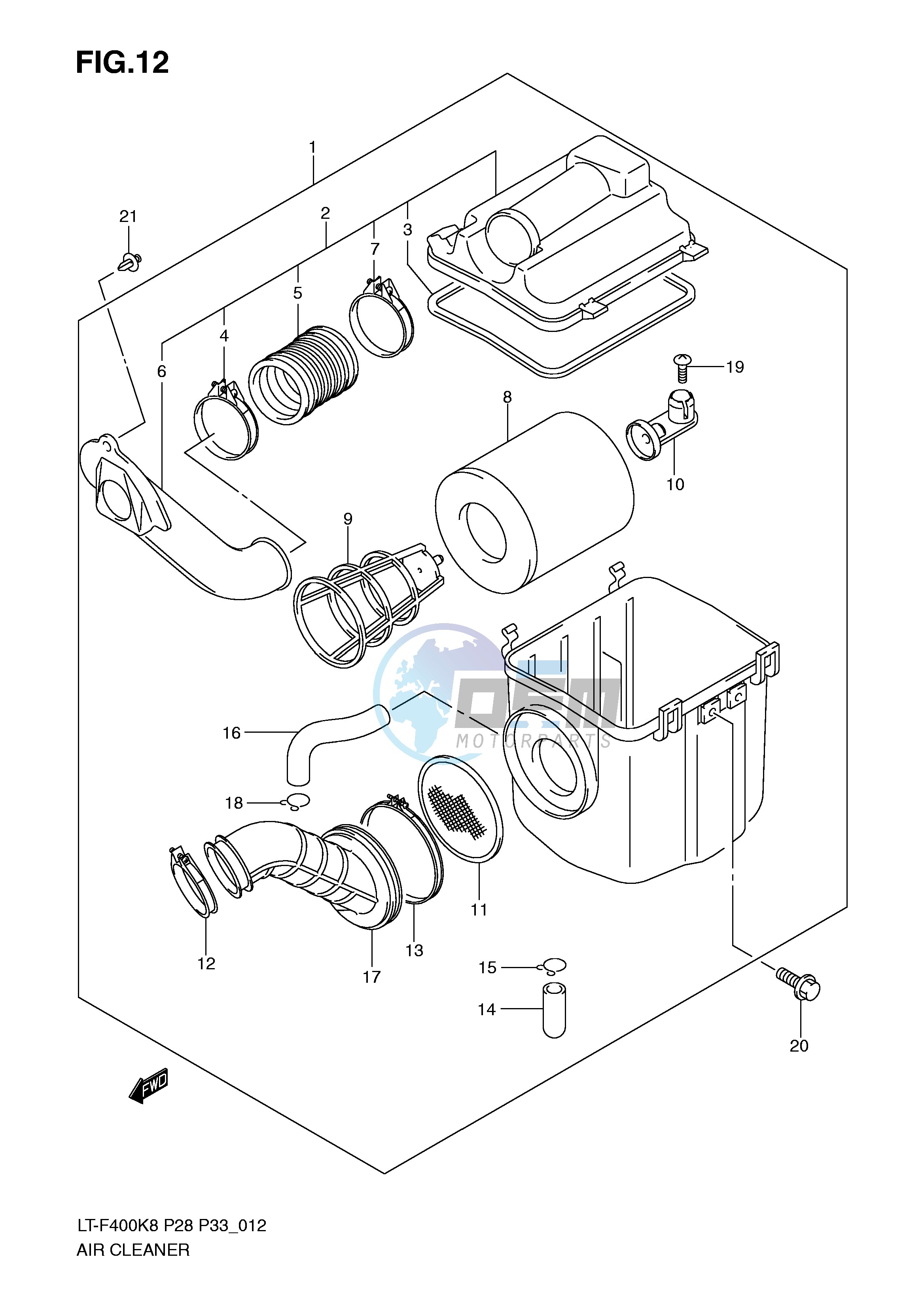 AIR CLEANER (MODEL K8 K9)