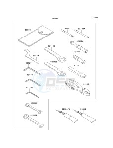 EX 650 A [NINJA 650R] (A6F-A8F) A6F drawing OWNERS TOOLS