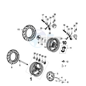 VIVA RSL4A drawing WHEELS