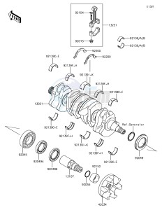 JET SKI STX-15F JT1500AHF EU drawing Crankshaft