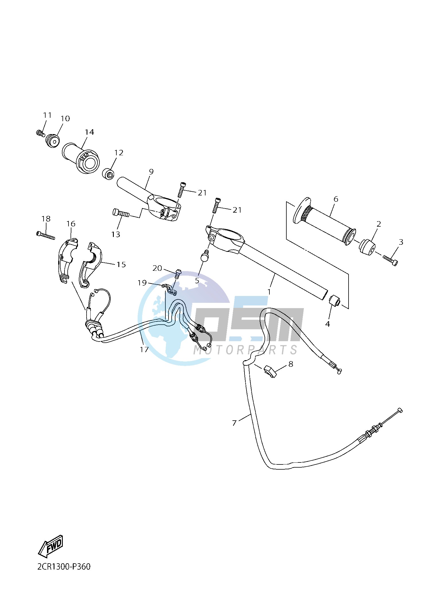 STEERING HANDLE & CABLE