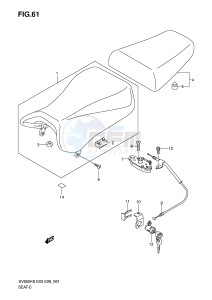 SV650 (E3-E28) drawing SEAT