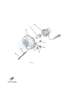 YFM700FWBD KODIAK 700 EPS (B5KS) drawing HEADLIGHT