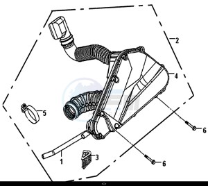 CROX 50 (25 KM/H) (AE05WA-NL) (E4) (L8-M1) drawing AIR CLEANER