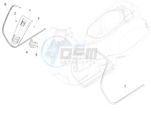 GTS 150 SUPER 4T 3V IE ABS E4 (EMEA) drawing Front shield