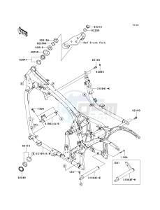 VN 900 C [VULCAN 900 CUSTOM] (7F-9FA) C8F drawing FRAME