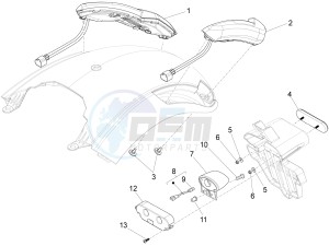 California 1400 Custom ABS 1380 USA-CND drawing Rear lights