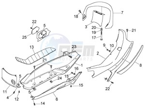 X8 125 PM36200-PM36300 drawing Side coverings-Spoiler