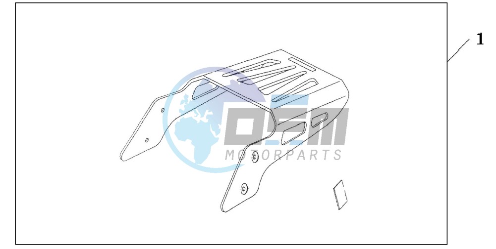 DLX CHROME REAR CARRIER