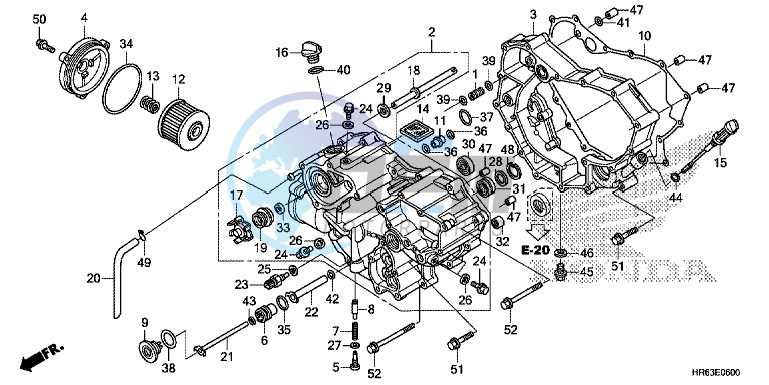 FRONT CRANKCASE COVER