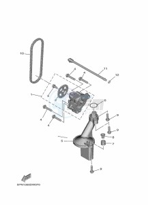 MT-09 MTN890 (B7NJ) drawing OIL PUMP