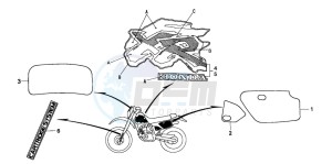 XR250R drawing MARK (RP)