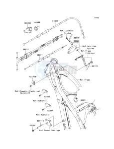 KX 250 N [KX250F](N2) N2 drawing CABLES