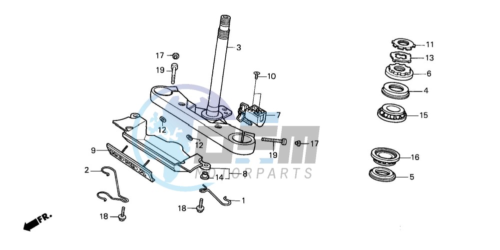 STEERING STEM (VT1100C)