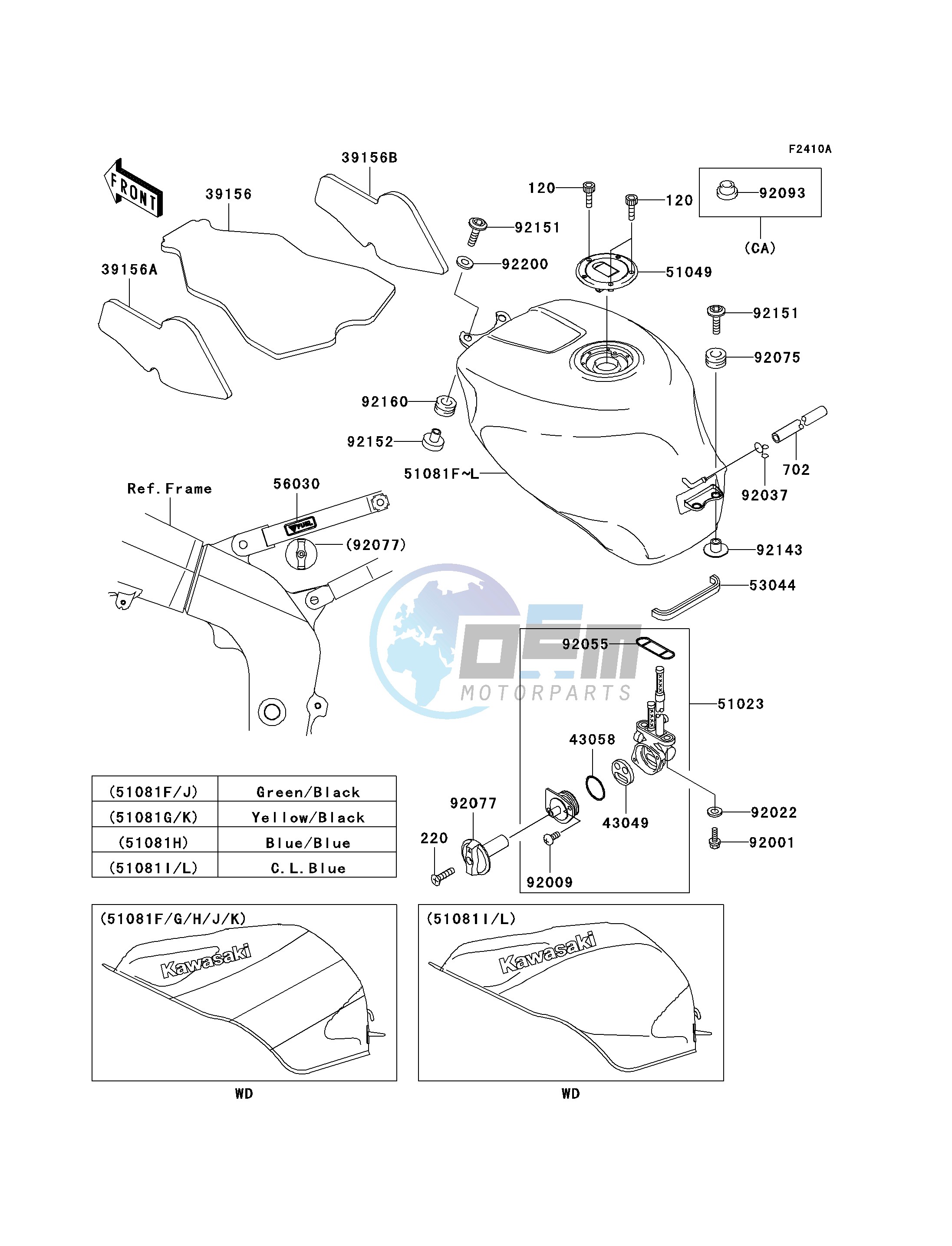 FUEL TANK -- ZX600-J2- -