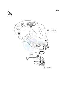 ER-6n ABS ER650B8F GB XX (EU ME A(FRICA) drawing Fuel Pump