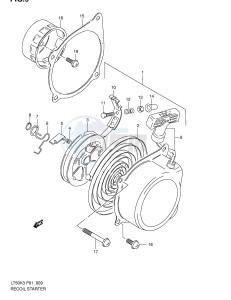 LT50 (P1) drawing RECOIL STARTER