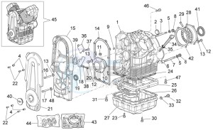 Sport 1200 1200 drawing Crank-case