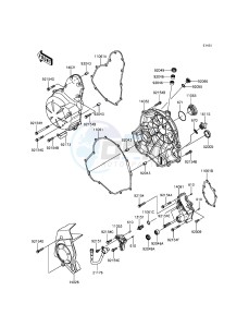 ER-6N ER650EGF XX (EU ME A(FRICA) drawing Engine Cover(s)