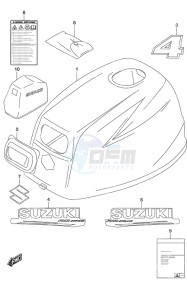 DF 4A drawing Engine Cover