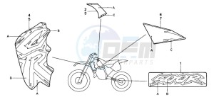 CR500R drawing MARK (CR500RS)