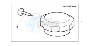 GL1500CD drawing CHRM RADIATOR CAP