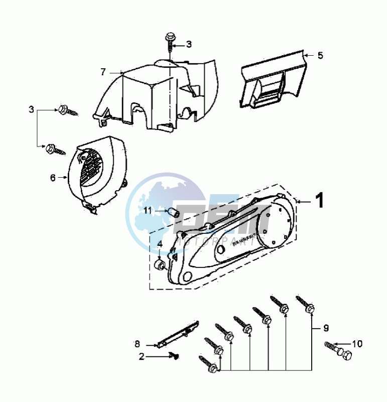 CRANKCASE COVER