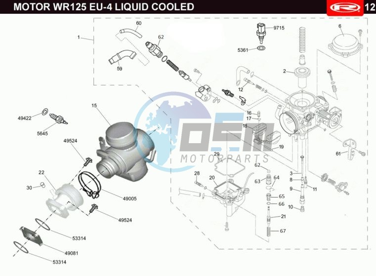 CARBURETTOR - HT-COIL  EURO4