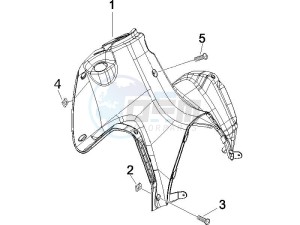 Runner 200 VXR 4t drawing Front glove-box - Knee-guard panel