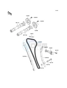 KLE 650 A [VERSYS] (9F-9F) A8F drawing CAMSHAFT-- S- -_TENSIONER