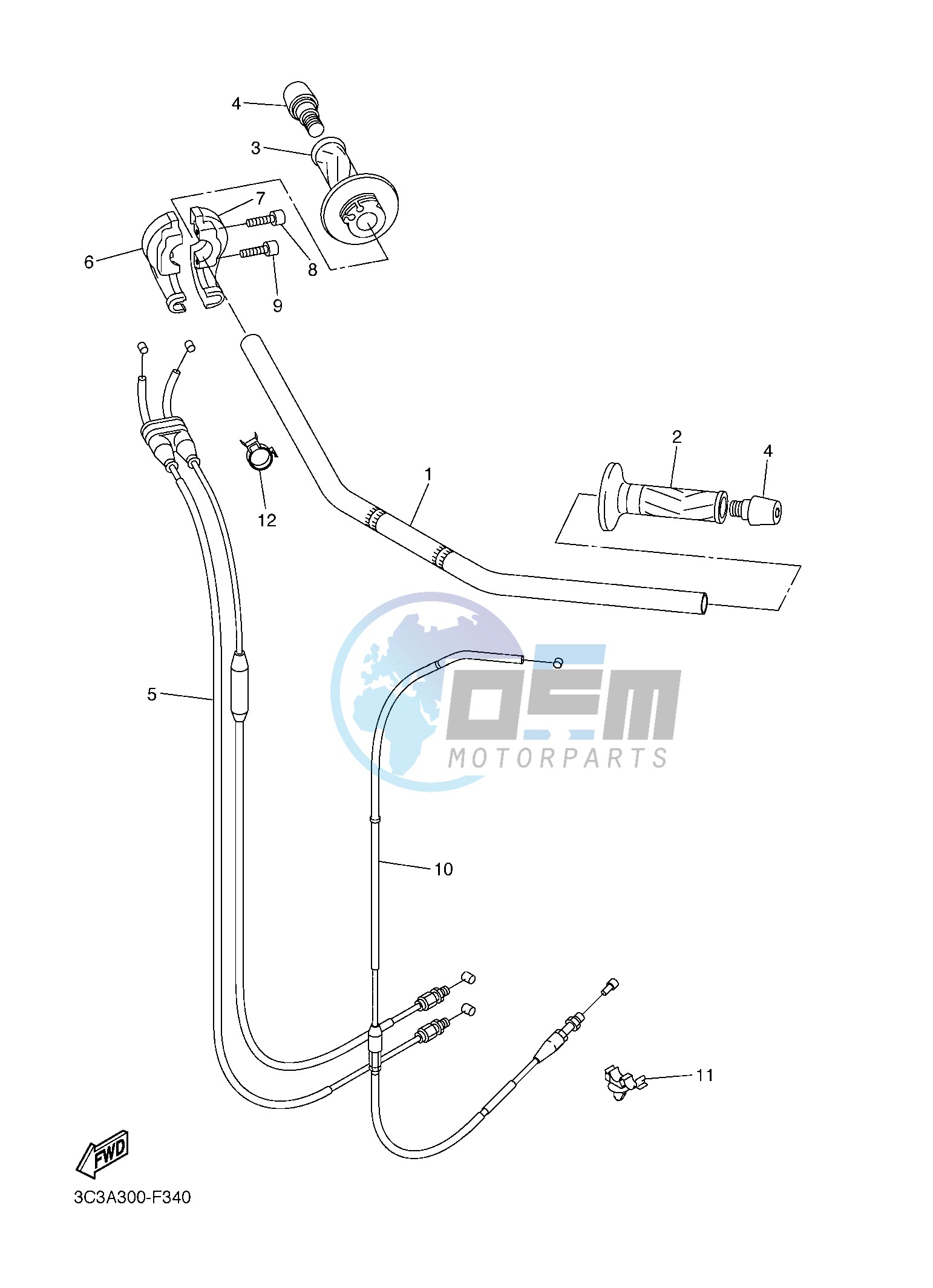 STEERING HANDLE & CABLE