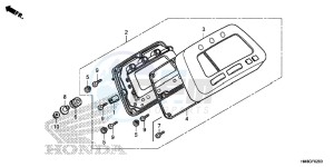 TRX250TME FOURTRAX RECON Europe Direct - (ED) drawing METER