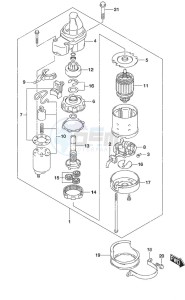 DF 40A drawing Starting Motor