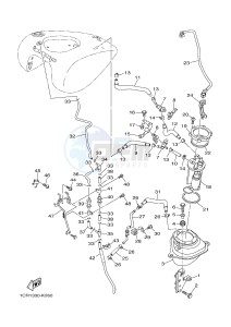 XV1900A MIDNIGHT STAR (1CR3) drawing FUEL TANK 2