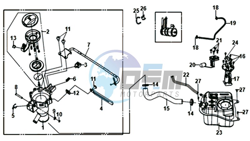 FUEL TANK -  FUEL GAUGE