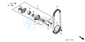 TRX250TM9 Australia - (U) drawing OIL PUMP