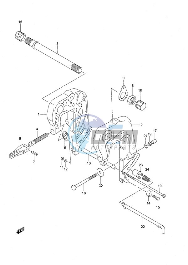 Clamp Bracket Non-Remote Control