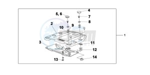 XL700VB drawing TOP BOX BRACKET