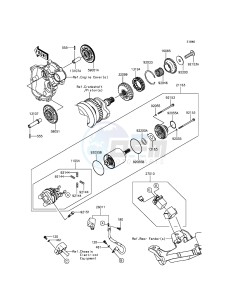 NINJA_ZX-6R ZX600REF FR GB XX (EU ME A(FRICA) drawing Starter Motor