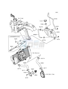 ER-6F_ABS EX650FDS XX (EU ME A(FRICA) drawing Water Pipe