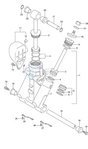 DF 250 drawing Trim Cylinder (DF 250S)