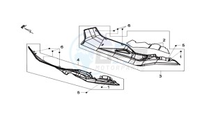 MAXSYM 600I ABS drawing COWLING L / R