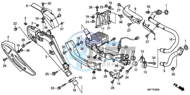 EXHAUST MUFFLER