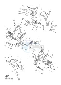 FZ8-NA FZ8 (NAKED, ABS) 800 (59P9) drawing STAND & FOOTREST