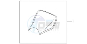 CBR1000RA9 Korea - (KO / ABS HRC) drawing E-SEAT