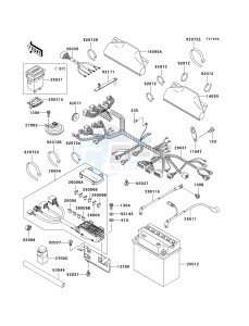 KAF 620 E [MULE 3010 4X4] (E6F-E8F) E8F drawing CHASSIS ELECTRICAL EQUIPMENT-- E7F_E8F- -