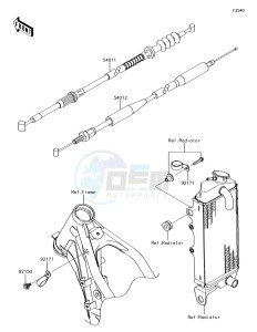 KX85-II KX85DGF EU drawing Cables